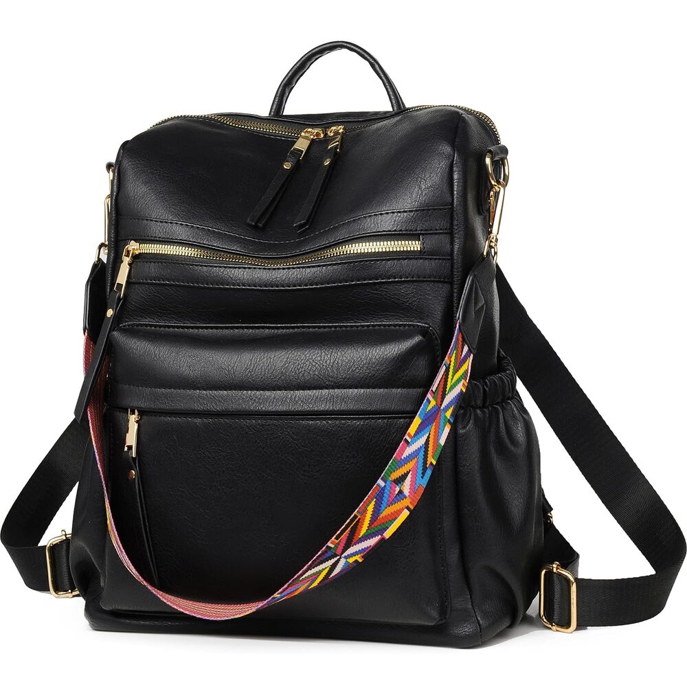 2235 Backpack Purse Leather Fashion Travel Backpack Purse Designer Shoulder